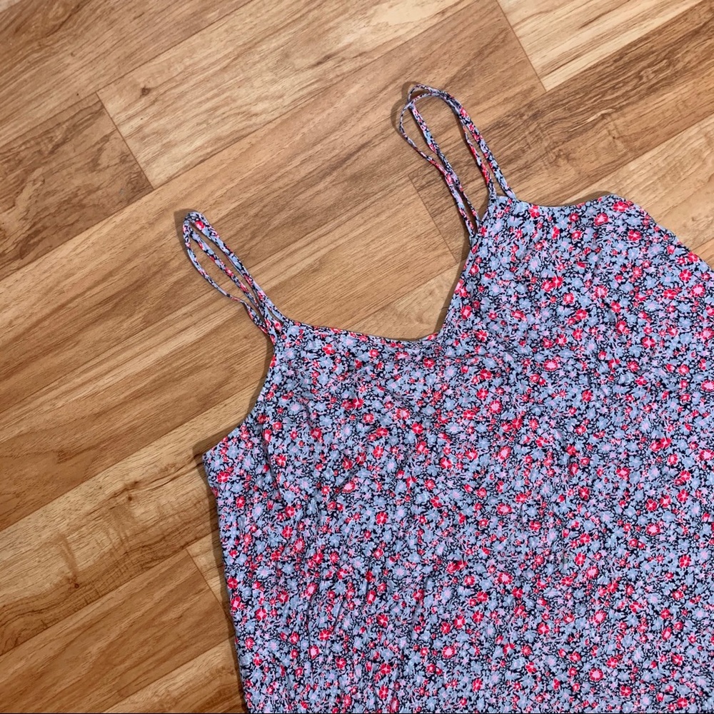 American Eagle Floral Print Shift Tank